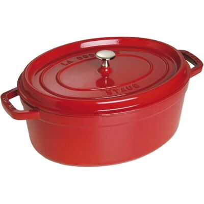 Staub Rødt Støpejernsovn 4.2L - Gjutjärnsgryte Staub Rødt Støpejernsovn 4.2L - Gjutjärnsgryte
