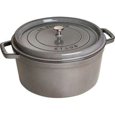 Staub 8,35L Rund Gjutjern-Form - Fransk Kokkepot Staub 8,35L Rund Gjutjern-Form - Fransk Kokkepot