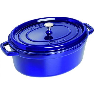 Staub 33cm Oval Cocotte - Black Interior - Suitable for Induction Staub 33cm Oval Cocotte - Black Interior - Suitable for Induction