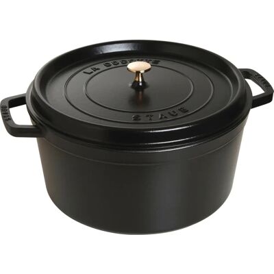 Staub 34cm Gjutjärnsgryte - Svart, 12.6 L Staub 34cm Gjutjärnsgryte - Svart, 12.6 L
