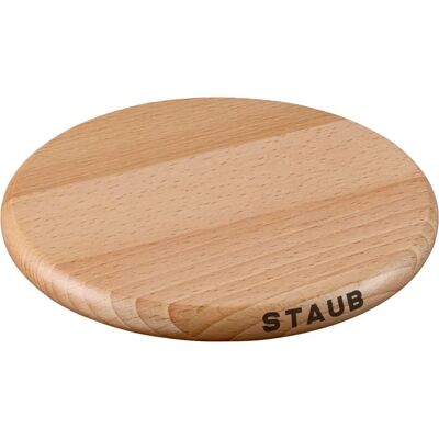 Staub Buchen Magnetischer Trivet - 16,5cm - Rundgriff - Trivet für Cocotte Staub Buchen Magnetischer Trivet - 16,5cm - Rundgriff - Trivet für Cocotte