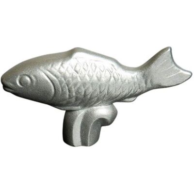 Staub - Fiskformet håndtak for kjøkkenutstyr - Sølv - Passer til lokk 18-41 cm Staub - Fiskformet håndtak for kjøkkenutstyr - Sølv - Passer til lokk 18-41 cm