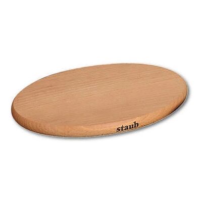 Staub Beech Magnetic Oval Trivet - Kitchen Cutting Board Staub Beech Magnetic Oval Trivet - Kitchen Cutting Board