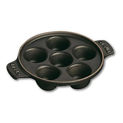 Staub Schneckenteller - Schwarz - Gusseisen - 14cm Staub Schneckenteller - Schwarz - Gusseisen - 14cm