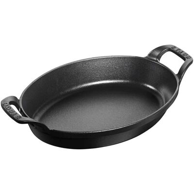 Piatto da forno ovale Staub 21cm nero - Piatto da forno Piatto da forno ovale Staub 21cm nero - Piatto da forno