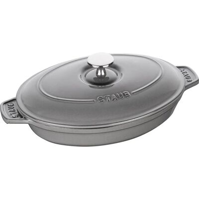 Fuente Oval Staub Grafito - 23cm, 1L Fuente Oval Staub Grafito - 23cm, 1L