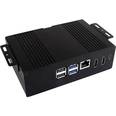 WaveShare Raspberry Pi 5 Aluminum Case - PCIe to M.2 NVMe - Case WaveShare Raspberry Pi 5 Aluminum Case - PCIe to M.2 NVMe - Case