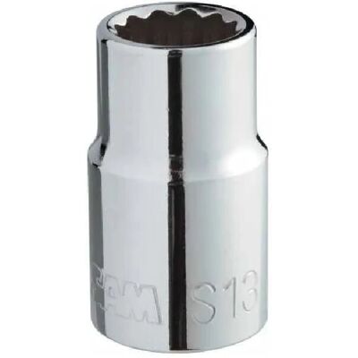 SAM OUTILLAGE S-22 Douille courte 1/2'' - 12 pans, 22mm SAM OUTILLAGE S-22 Douille courte 1/2'' - 12 pans, 22mm