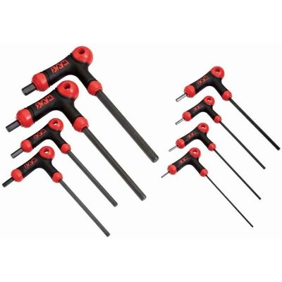 SAM OUTILLAGE Juego de 8 Llaves de vaso hexagonales - T-handle 2-10mm SAM OUTILLAGE Juego de 8 Llaves de vaso hexagonales - T-handle 2-10mm