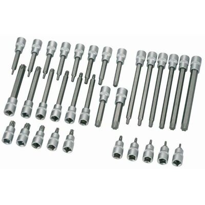 SAM OUTILLAGE - Schraubenschlüssel Steckdose T30 - 1/2" Antrieb - Robuster Stahl SAM OUTILLAGE - Schraubenschlüssel Steckdose T30 - 1/2" Antrieb - Robuster Stahl