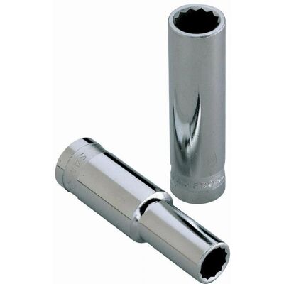 Bussole lunga 1/2" 6 punti 17mm SAM Bussole lunga 1/2" 6 punti 17mm SAM