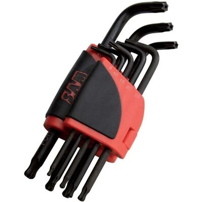 Ensemble de clés Torx et Resistorx longues SAM - 8 pièces Ensemble de clés Torx et Resistorx longues SAM - 8 pièces