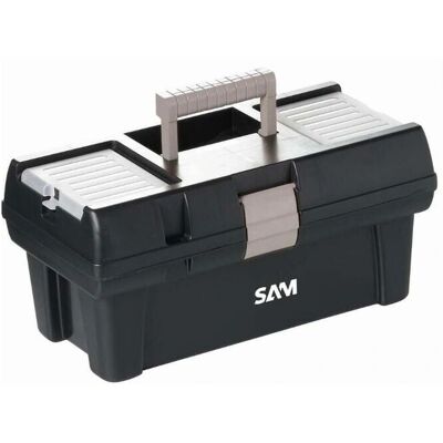 Coffre de herramientas PVC SAM OUTILLAGE CAO16 con clips Coffre de herramientas PVC SAM OUTILLAGE CAO16 con clips