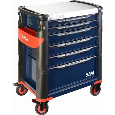 Sam Outillage - Carro de herramientas industrial - Acero inoxidable - 416HB Sam Outillage - Carro de herramientas industrial - Acero inoxidable - 416HB