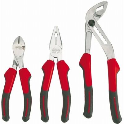 Sam Outillage - Juego de 3 alicates bifaciales Sam Outillage - Juego de 3 alicates bifaciales