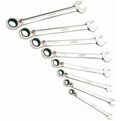 SAM Outillage - Set di chiavi a cricchetto compatto 8-19mm SAM Outillage - Set di chiavi a cricchetto compatto 8-19mm
