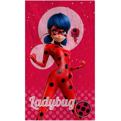 Ladybug Supergirl Roter Baumwoll Strandtuch - Strandtuch Ladybug Supergirl Roter Baumwoll Strandtuch - Strandtuch