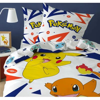Ensemble de Literie Pokémon Omydream - Pika & Salamèche - Coton, 140x200cm - Publicité Ensemble de Literie Pokémon Omydream - Pika & Salamèche - Coton, 140x200cm - Publicité
