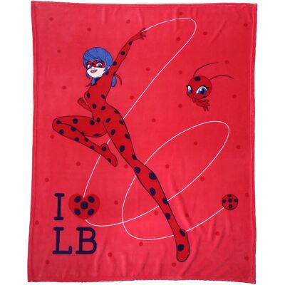 Miraculous Ladybug Röd Tryckt Filt - Filt Miraculous Ladybug Röd Tryckt Filt - Filt