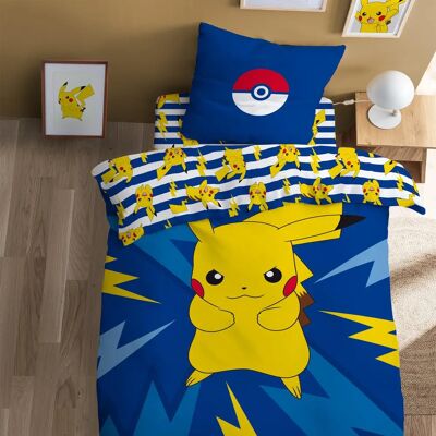 Omydream - Pokemon Spike - Bleu - Bedding Set - Publicité Omydream - Pokemon Spike - Bleu - Bedding Set - Publicité