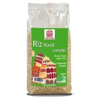 Riz Complet Rond Celnat - Riche en Minéraux, Sans Gluten - Publicité Riz Complet Rond Celnat - Riche en Minéraux, Sans Gluten - Publicité