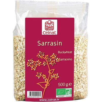 Celnat Sarrasin Bio 500g - Riche en Protéines & Sans Gluten - Publicité Celnat Sarrasin Bio 500g - Riche en Protéines & Sans Gluten - Publicité