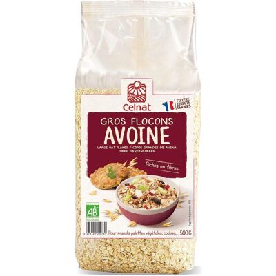 Celnat Copos de Avena Gruesos Orgánicos - Copos de avena Celnat Copos de Avena Gruesos Orgánicos - Copos de avena