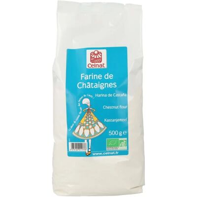 Harina de Castañas Orgánica Celnat - 500g - Harina Harina de Castañas Orgánica Celnat - 500g - Harina