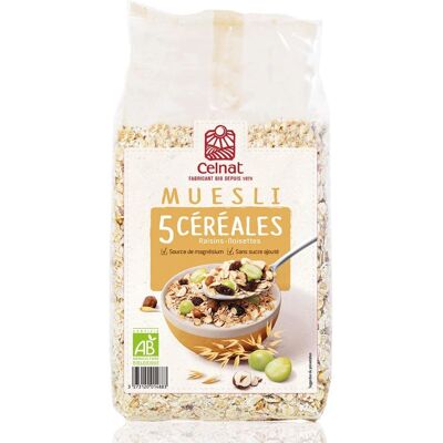 Celnat 5 cereales muesli - Mezcla Natural de Nueces - Muesli Celnat 5 cereales muesli - Mezcla Natural de Nueces - Muesli