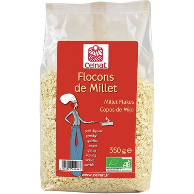 Copos de mijo Bio - Celnat - 350 g Copos de mijo Bio - Celnat - 350 g