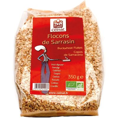 Flocons de sarrasin Celnat - Protéines, Magnésium, 350 g - Publicité Flocons de sarrasin Celnat - Protéines, Magnésium, 350 g - Publicité