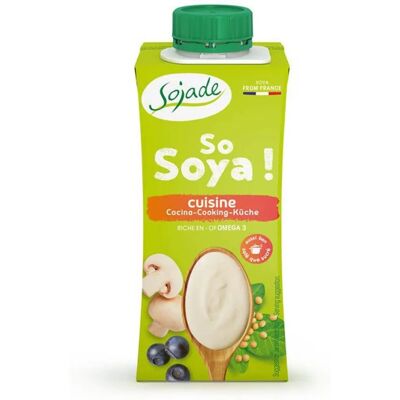 Crema de Soja Líquida Orgánica de Sojade - Cocina Vegana - Francia Crema de Soja Líquida Orgánica de Sojade - Cocina Vegana - Francia