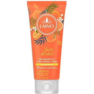 Gel Douche Bio Agrumes 3 en 1 - Peau, Cheveux, Visage Gel Douche Bio Agrumes 3 en 1 - Peau, Cheveux, Visage