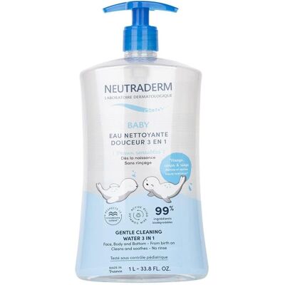 Neutraderm Baby Reinigungswasser - Sensitive Haut 1L Neutraderm Baby Reinigungswasser - Sensitive Haut 1L