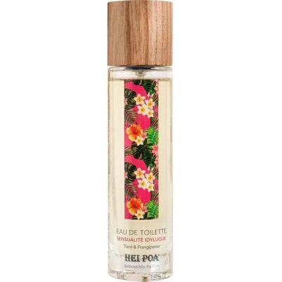 Hei Poa Tiaré Frangipani Eau de Toilette - Sensuelle & Tropicale - Publicité Hei Poa Tiaré Frangipani Eau de Toilette - Sensuelle & Tropicale - Publicité