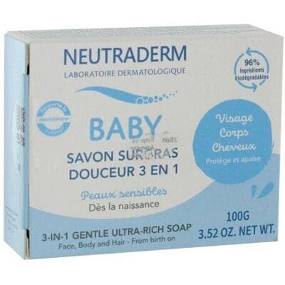 Neutraderm Baby Surgras Seife - Sanfte 3-in-1 für Babys Haut Neutraderm Baby Surgras Seife - Sanfte 3-in-1 für Babys Haut