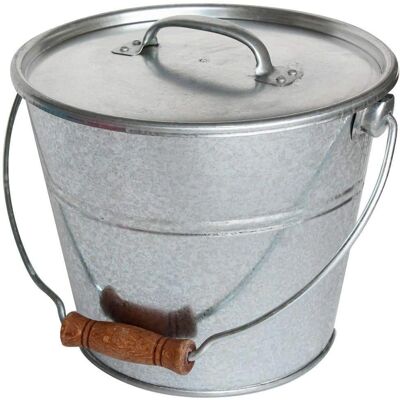 Guillouard - Seau en acier avec couvercle pour cendres ou compost 5L - Publicité Guillouard - Seau en acier avec couvercle pour cendres ou compost 5L - Publicité
