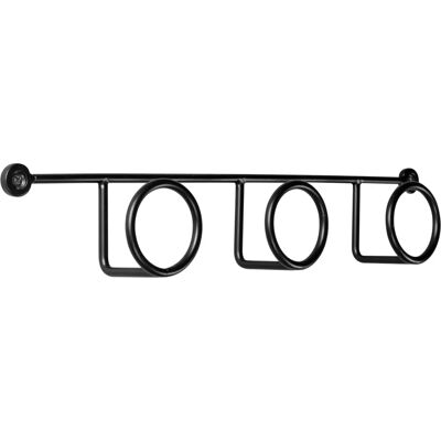 CIME - Appendiabiti 3 teste - Negro - Colgador CIME - Appendiabiti 3 teste - Negro - Colgador