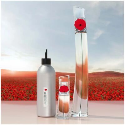 Flower By Kenzo La Ressource eau de parfum refill 200 ml - Publicité Flower By Kenzo La Ressource eau de parfum refill 200 ml - Publicité