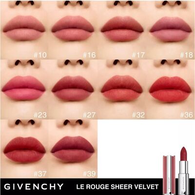 Givenchy Le Rouge Sheer Velvet Nude Nachfüllbarer Lippenstift - Lippenstift Givenchy Le Rouge Sheer Velvet Nude Nachfüllbarer Lippenstift - Lippenstift
