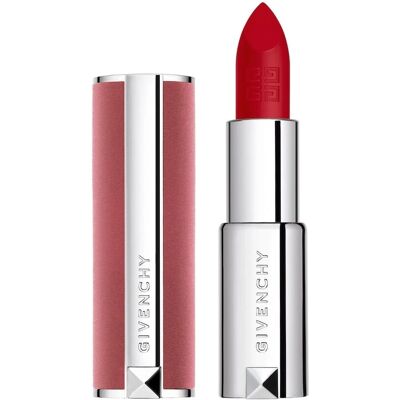 Givenchy Le Rouge Sheer Velvet Lipstick Rechargeable - Rose vif - Rouge à lèvres - Publicité Givenchy Le Rouge Sheer Velvet Lipstick Rechargeable - Rose vif - Rouge à lèvres - Publicité