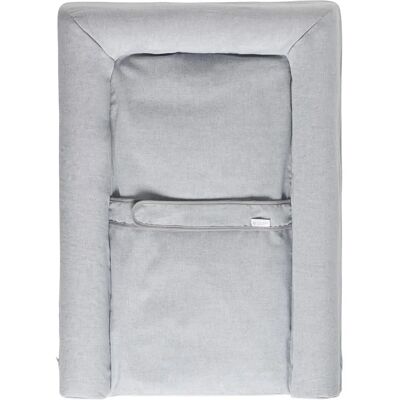 Candide Grauer Wickelunterlage - Mikrobelleneinlage - 70x50 cm - Wickelunterlage Candide Grauer Wickelunterlage - Mikrobelleneinlage - 70x50 cm - Wickelunterlage