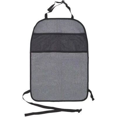Protection de Siège Auto Tineo Gris - Protège-Dossier Imperméable avec Poche Protection de Siège Auto Tineo Gris - Protège-Dossier Imperméable avec Poche