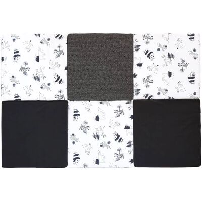 Tapis de jeu XL Candide - 5 en 1 Noir et Blanc - Publicité Tapis de jeu XL Candide - 5 en 1 Noir et Blanc - Publicité