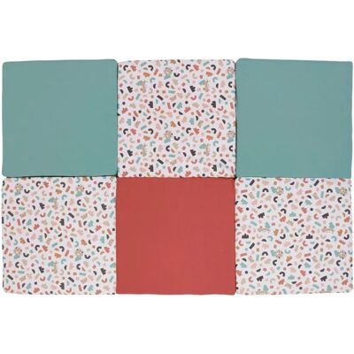 TINEO Maxi Tapis d'éveil - Géométrique / Animaux rigolos - 5-en-1 - 180x120cm - Jouer & Apprendre - Publicité TINEO Maxi Tapis d'éveil - Géométrique / Animaux rigolos - 5-en-1 - 180x120cm - Jouer & Apprendre - Publicité