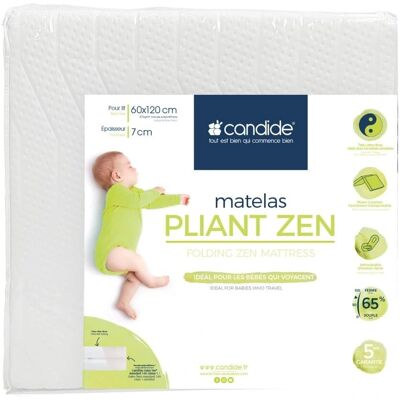 Candide - Zen - 60x120 cm - mattress - Publicité Candide - Zen - 60x120 cm - mattress - Publicité