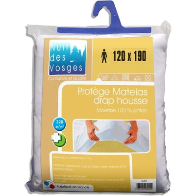 Nuit Des Vosges Aubin Baumwoll-Absorbernder Matratzenschutz - Matratzenschutz Nuit Des Vosges Aubin Baumwoll-Absorbernder Matratzenschutz - Matratzenschutz