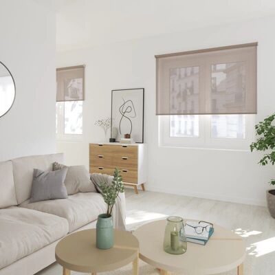 Inspire - Brasilia - Pebble Beige - Motorizzato - Tenda a rullo Inspire - Brasilia - Pebble Beige - Motorizzato - Tenda a rullo