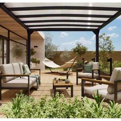 Naterial - Borea - Alluminio - Grigio scuro - Pergola Naterial - Borea - Alluminio - Grigio scuro - Pergola
