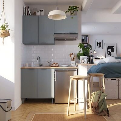 IKEA - Delinia Eleki - 140 cm - Grigio - Set cucina IKEA - Delinia Eleki - 140 cm - Grigio - Set cucina